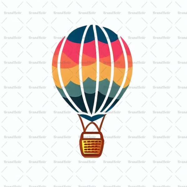 Reisender Heißluftballon